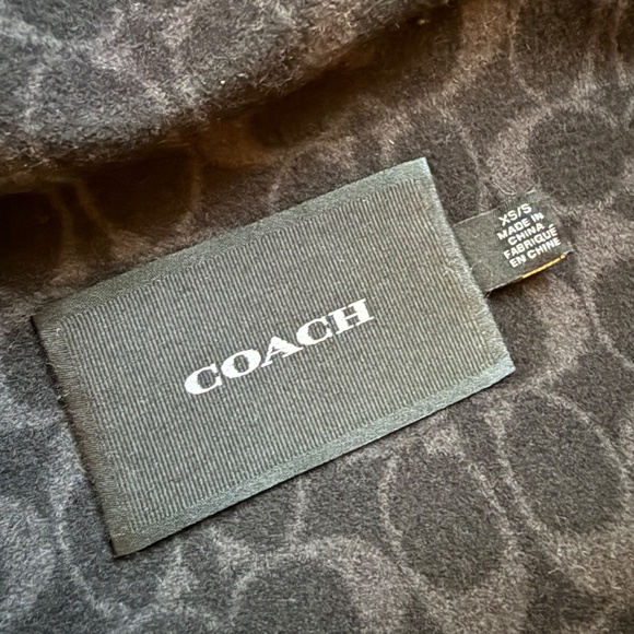 COACH wool cape (xs-s) - Picture 4 of 7